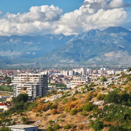 Місто Шкодер в Албанії