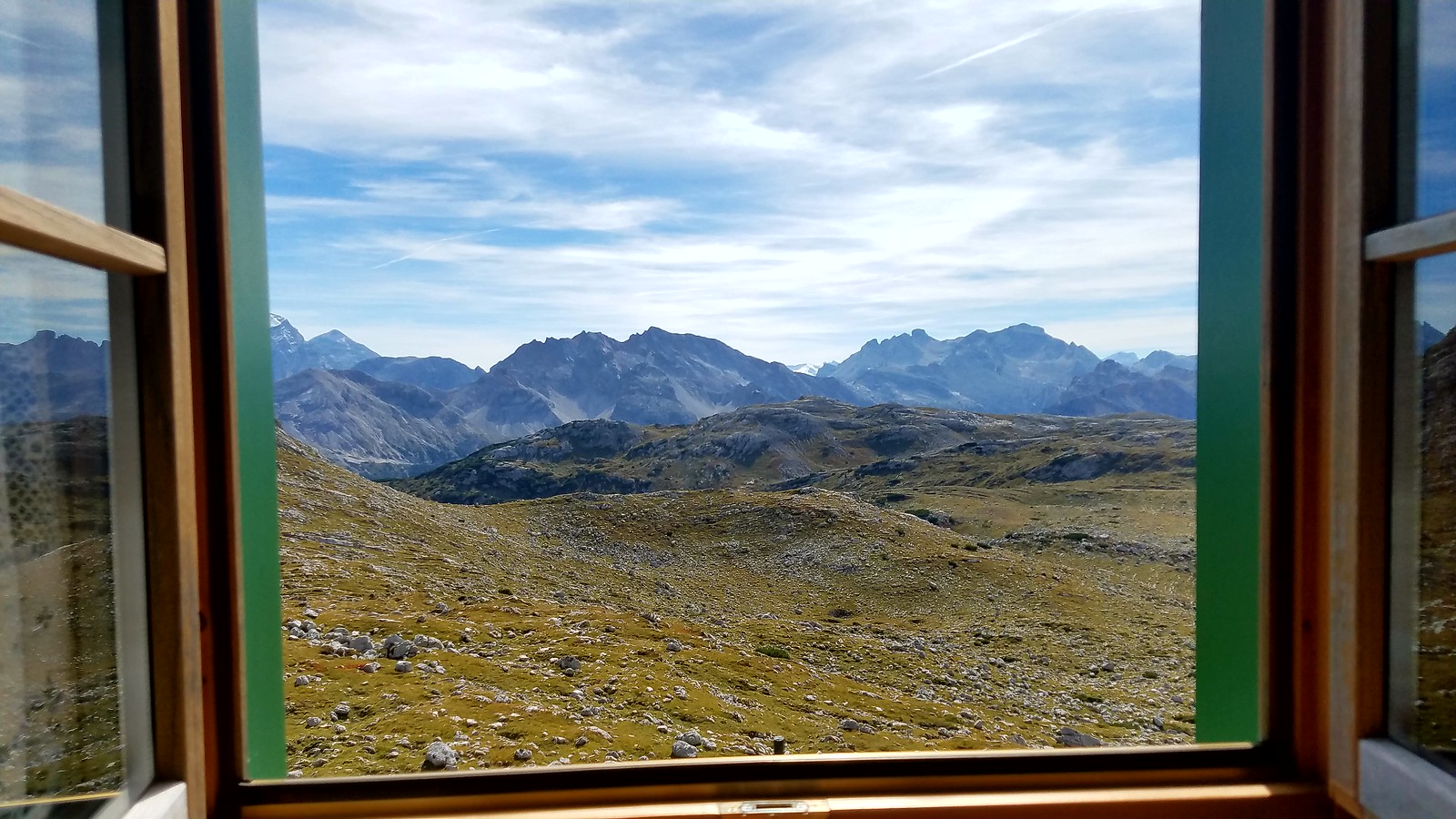 Вид из окна приюта