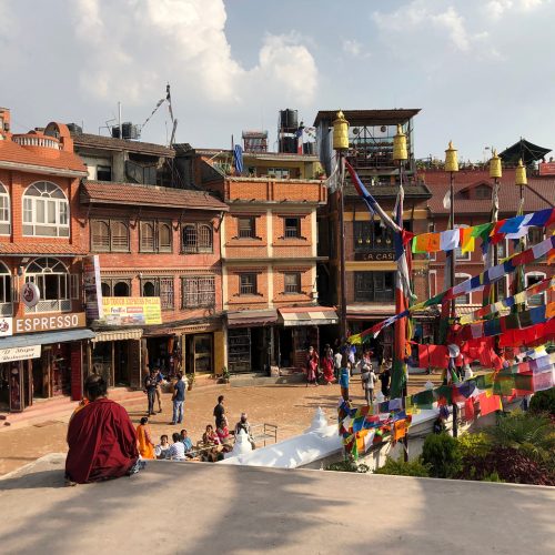 Молитвенные флаги в Катманду