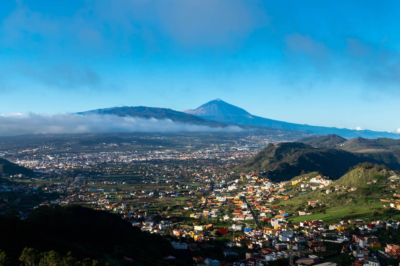 вид на вулкан Тейде