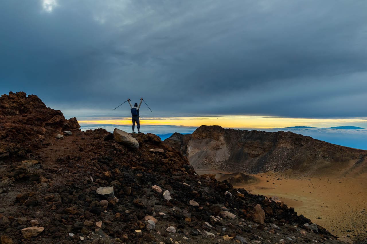 на вершині вулкана