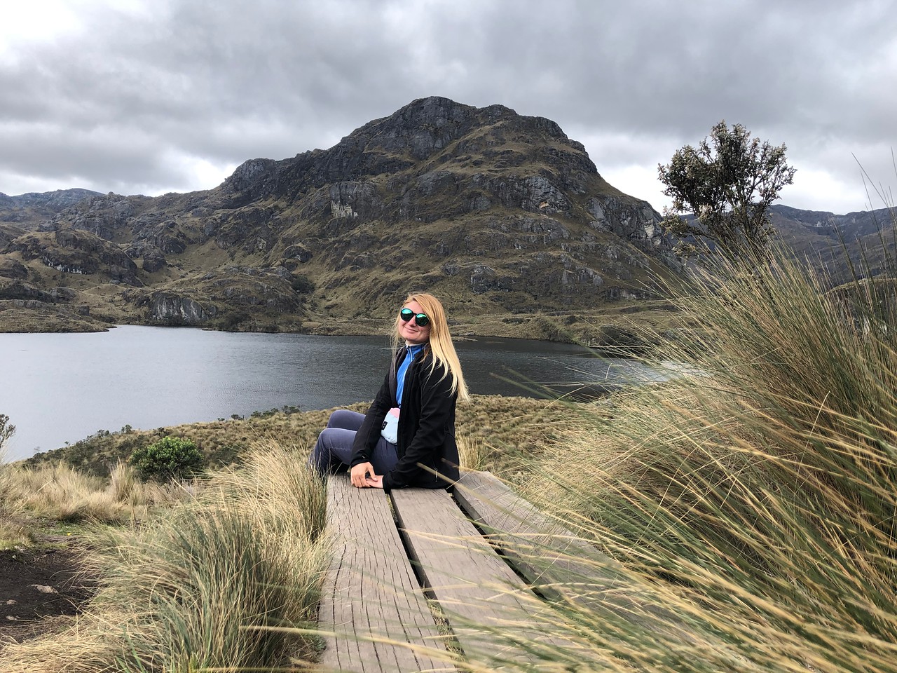 Ірина Монахова в горах Еквадору