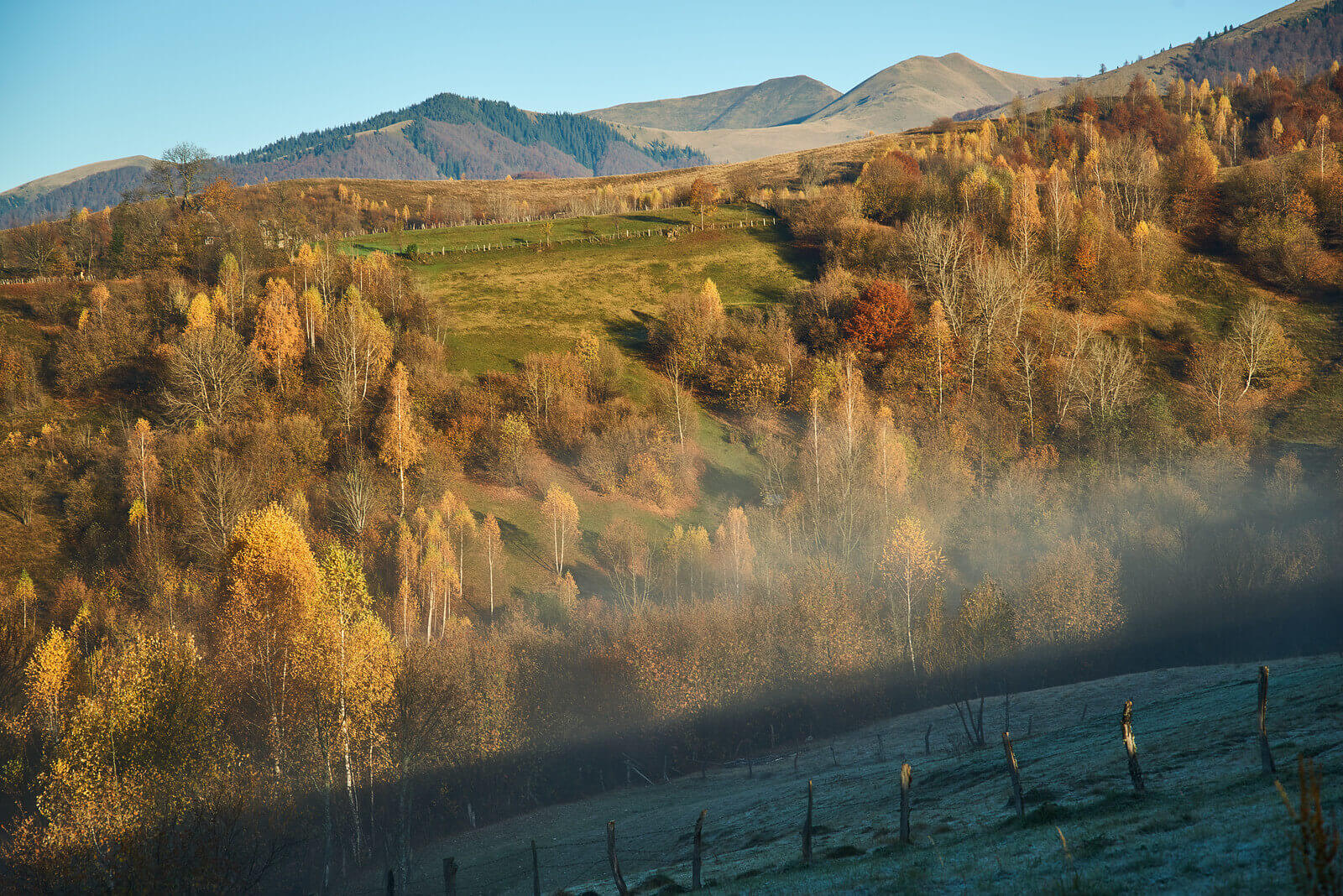 Осенний поход в Горганах, Карпаты
