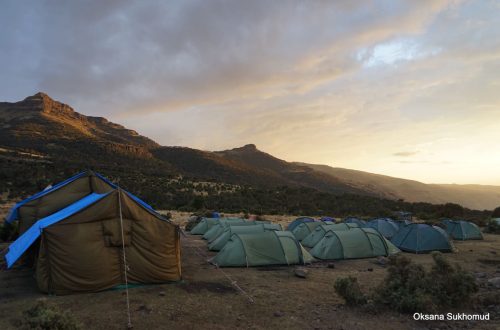 лагерь в Симеинских горах