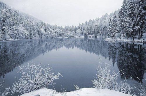 Озеро Синевир зимою