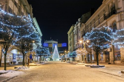 Зимний Ивано-Франковск