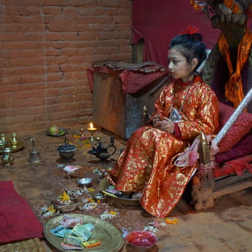 Богиня Кумари в Непале, буддизм