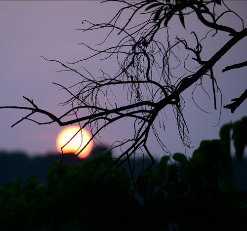 Захід сонця у Читвані