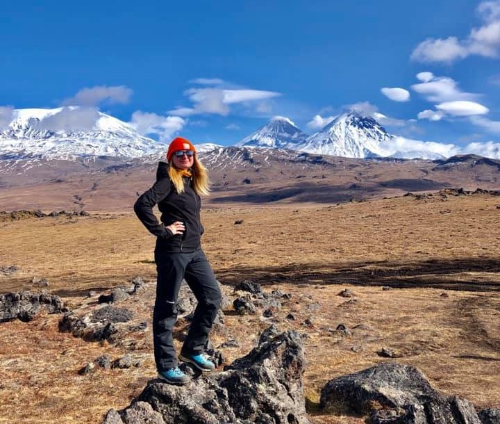 Инструктор Ира Монахова где-то в Боливии