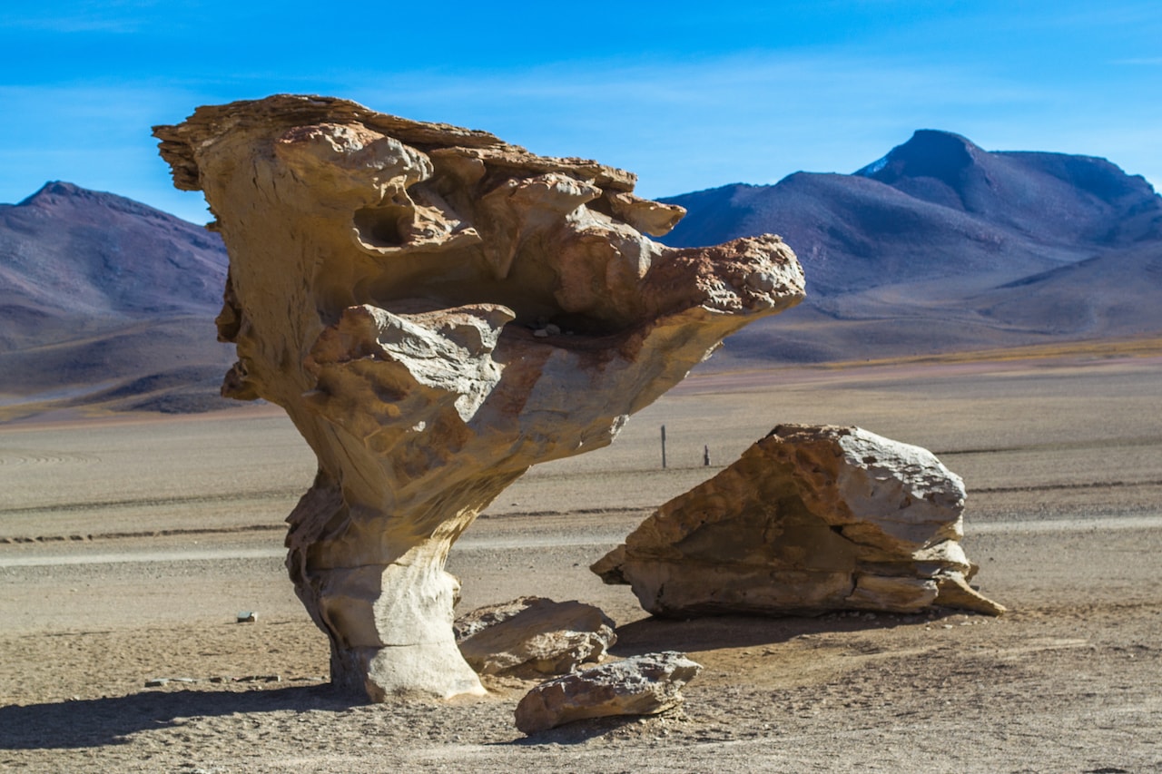 Каменный гриб в Уюни