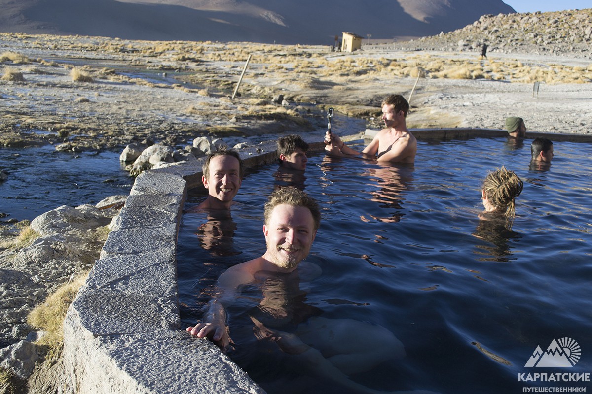 Термальные источники на Альтиплано. Уюни