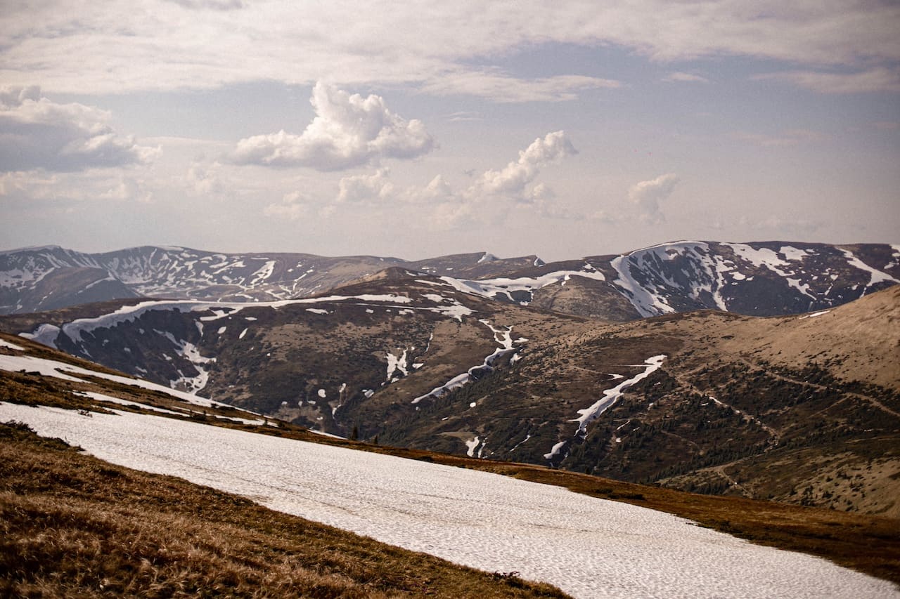 масив Свидовець в квітні 