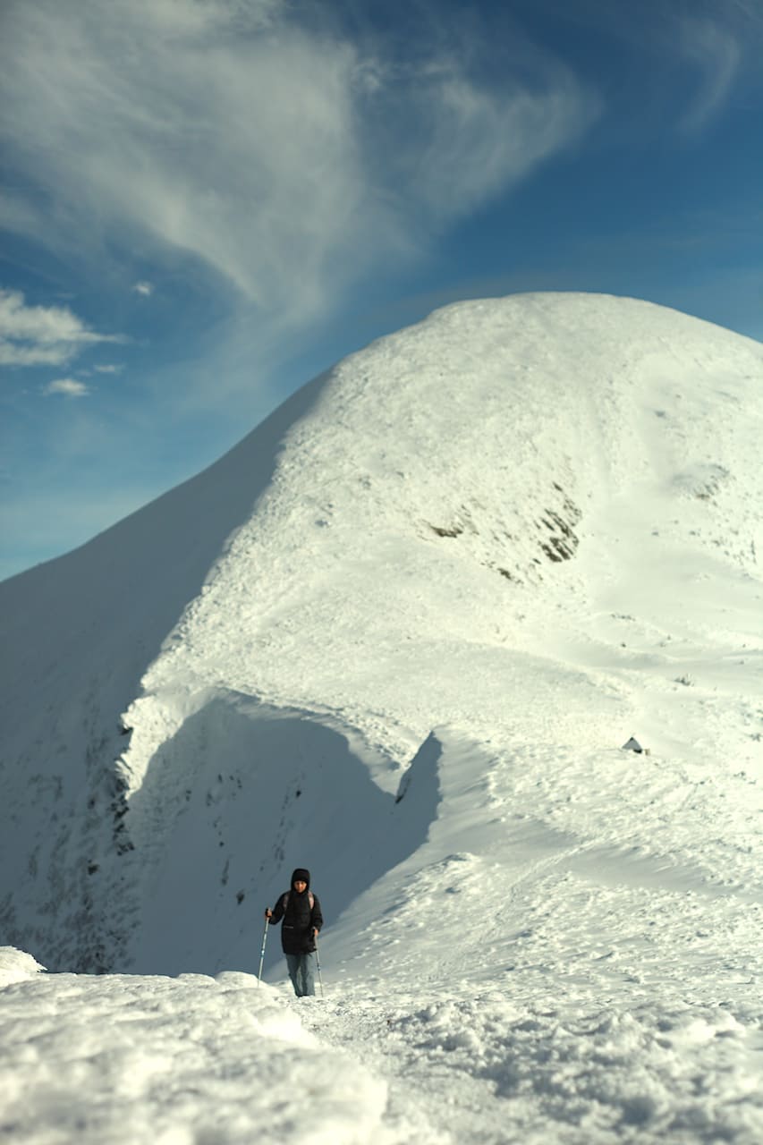 сходження на гору Говерла з сторони Закарпаття зимою