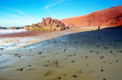 пляж Лезгира в Марокко - поход на новый год