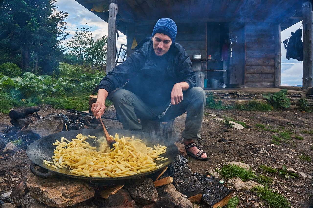 Питание в походе по Карпатам