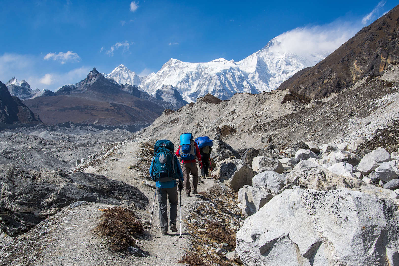 льодовик Нгозумпа (Ngozumpa Glacier)