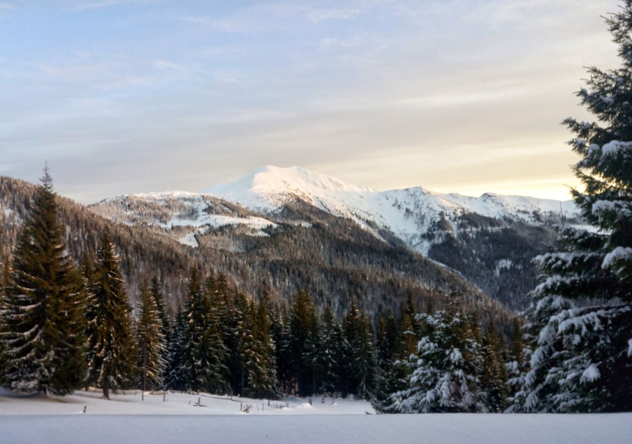Мармарошський хребет зимою