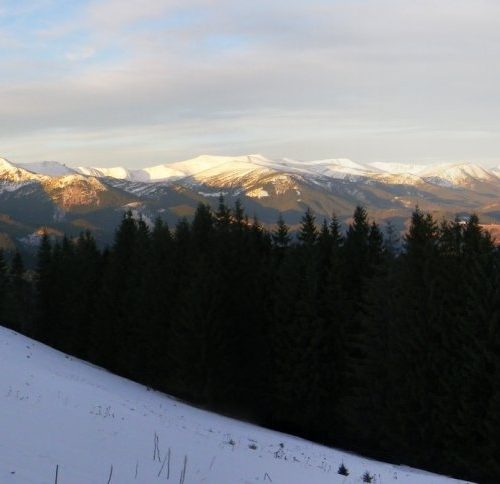 Вид на Черногору с Гринявы