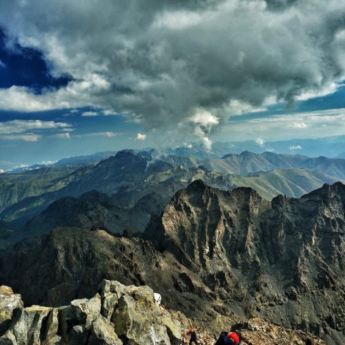Вид с вершины Качкара, восхождение на Качкар