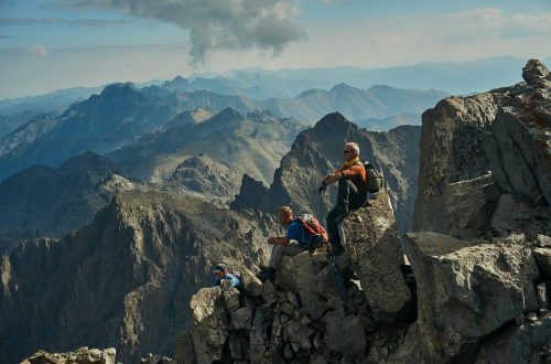 Туристы на вершине Качкара. Восхождение на Качкар
