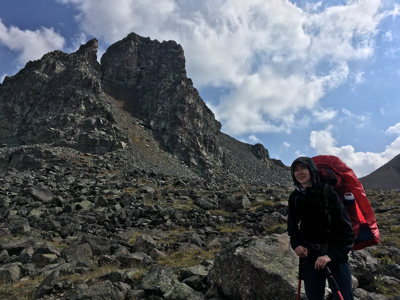 Туристка на Качкаре