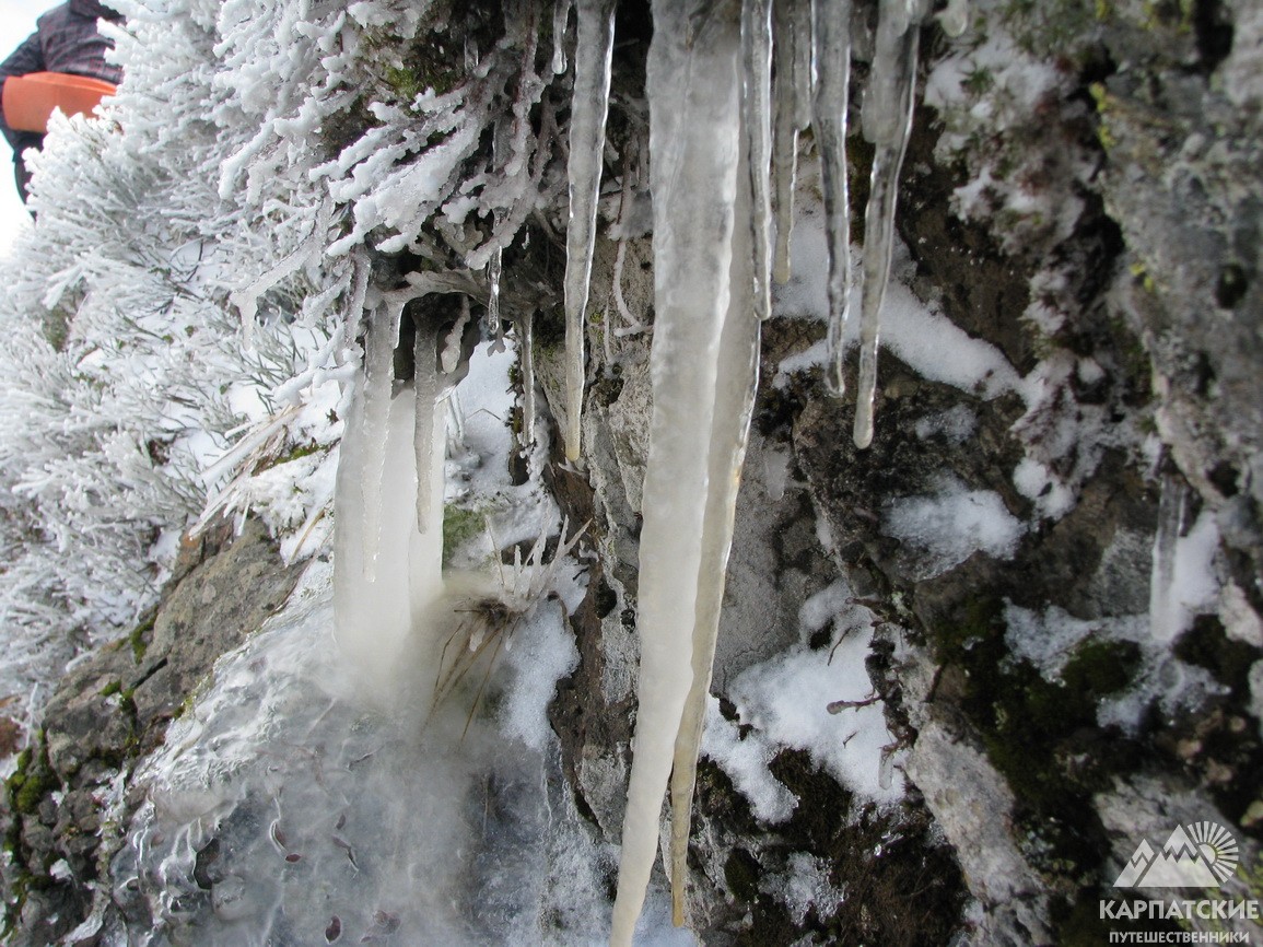Ледяные наросты на г.Чивчин