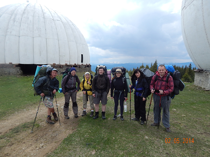 Поход по Карпатам на станцию Памир