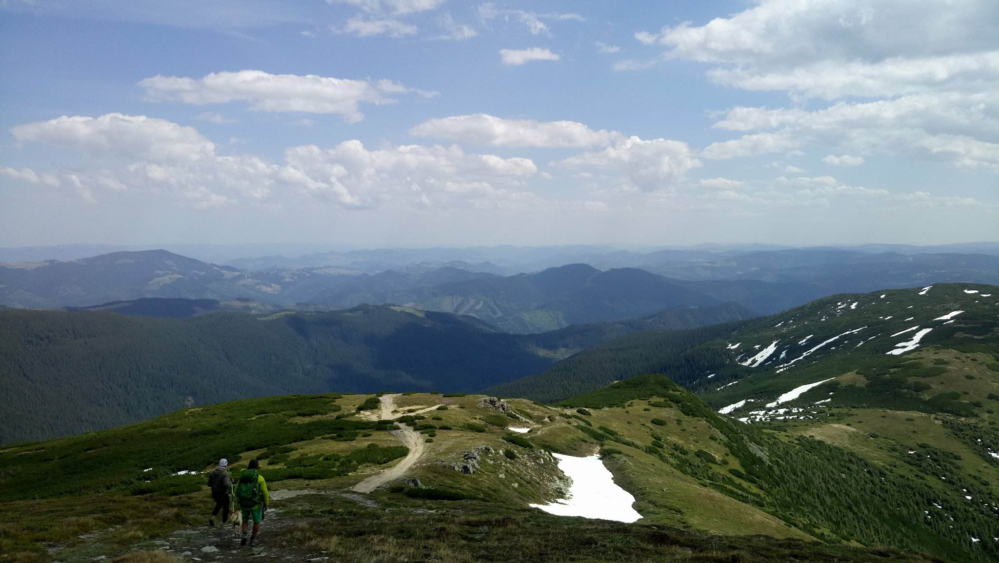 Спуск с Попа Ивана