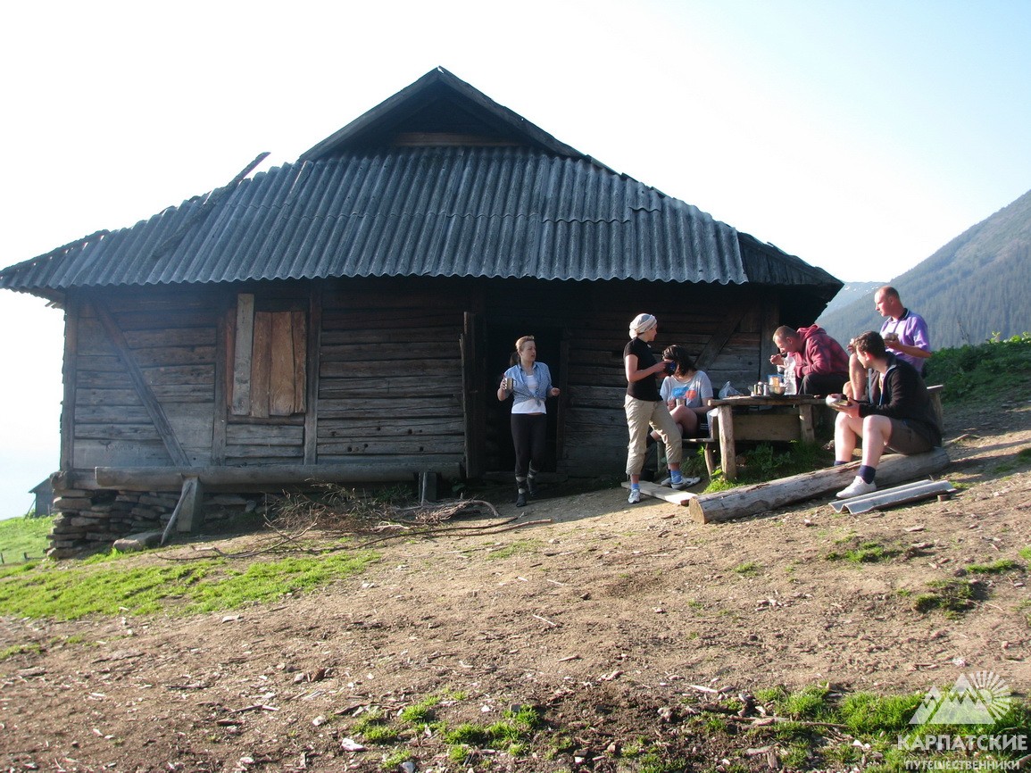 завтрак на маршруте Карпатский Памир