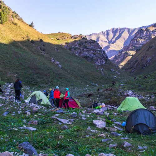 лагерь на тянь-шане поход в горы