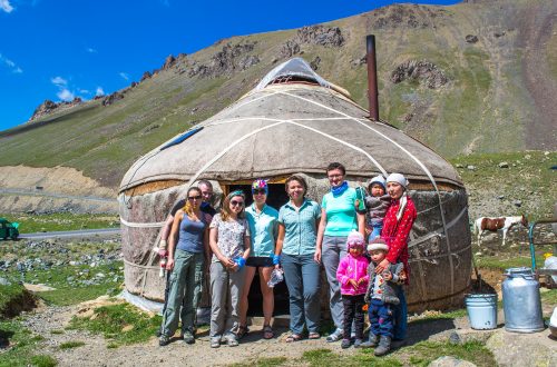 Традиційна колиба - юрта киргизів