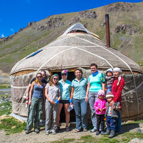 Традиционная колыба - юрта кыргызов