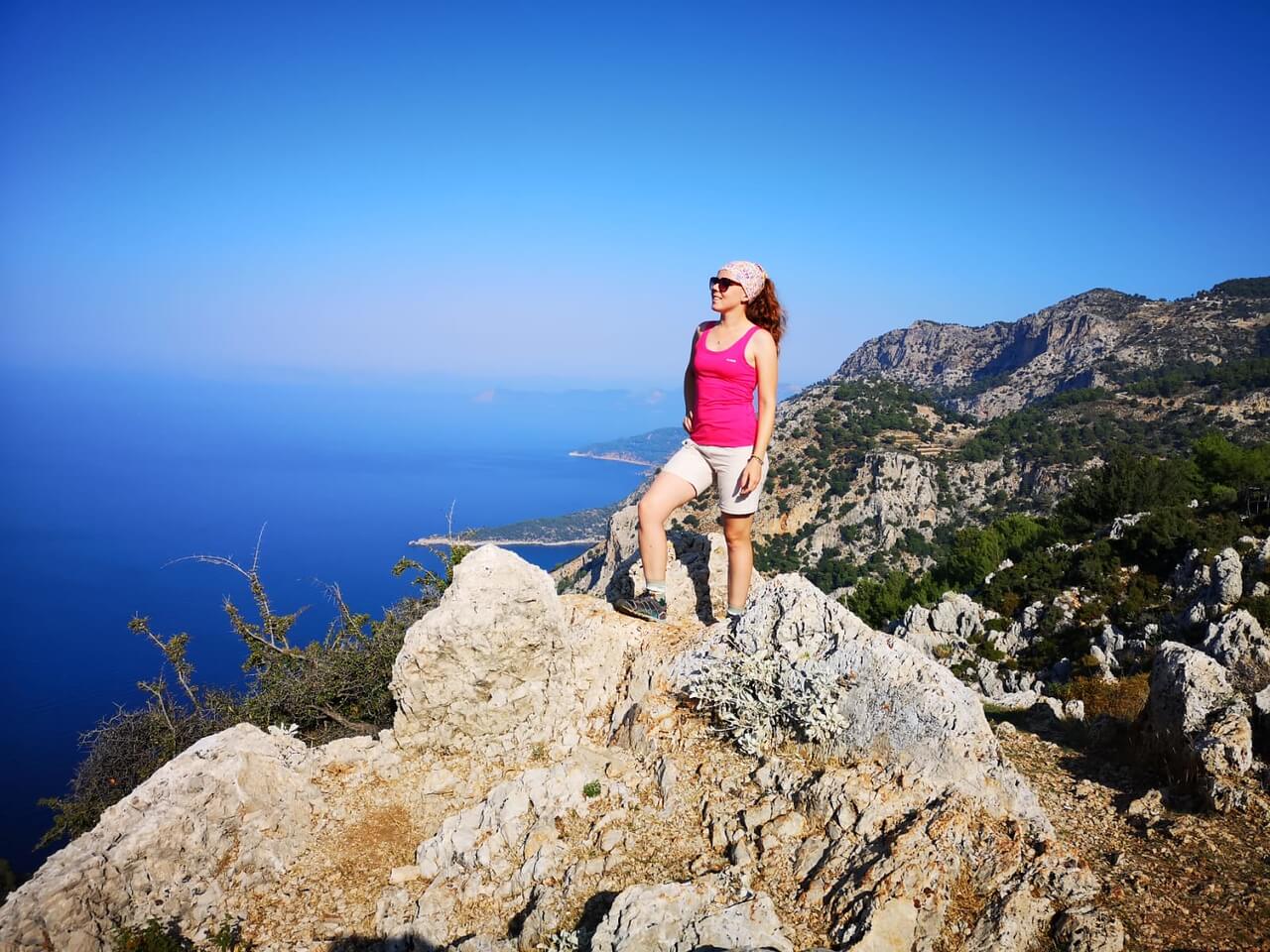  Клюга в походе по Ликийской тропе без рюкзаков