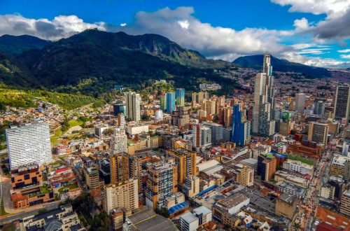 Богота с горы Монсеррат