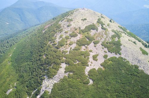 гора Хомяк - фото с дрона