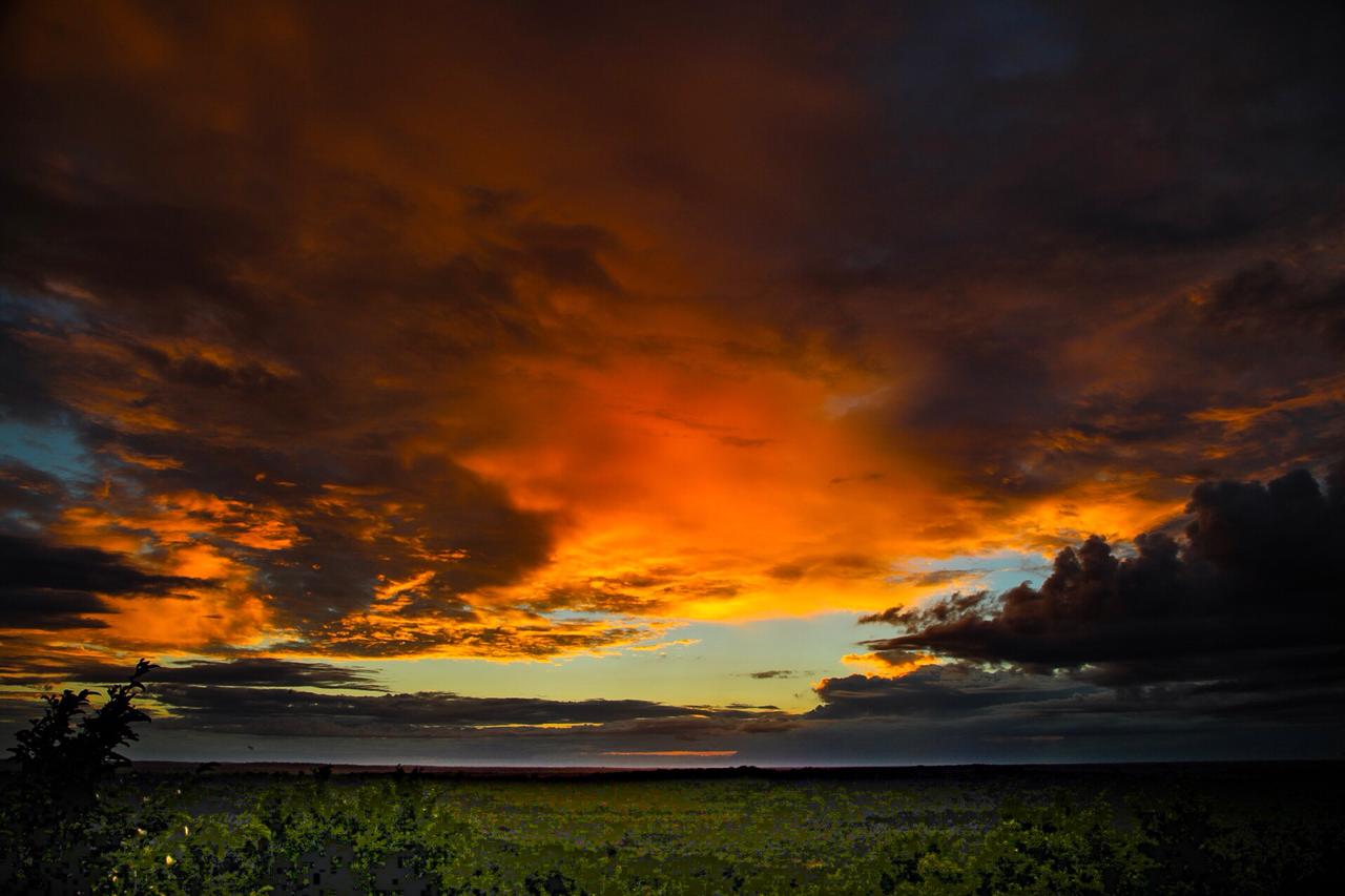 Вид из окна автобуса в Гватемале