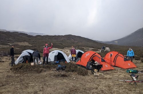 палаточный лагерь в Дзонгри - Сикким