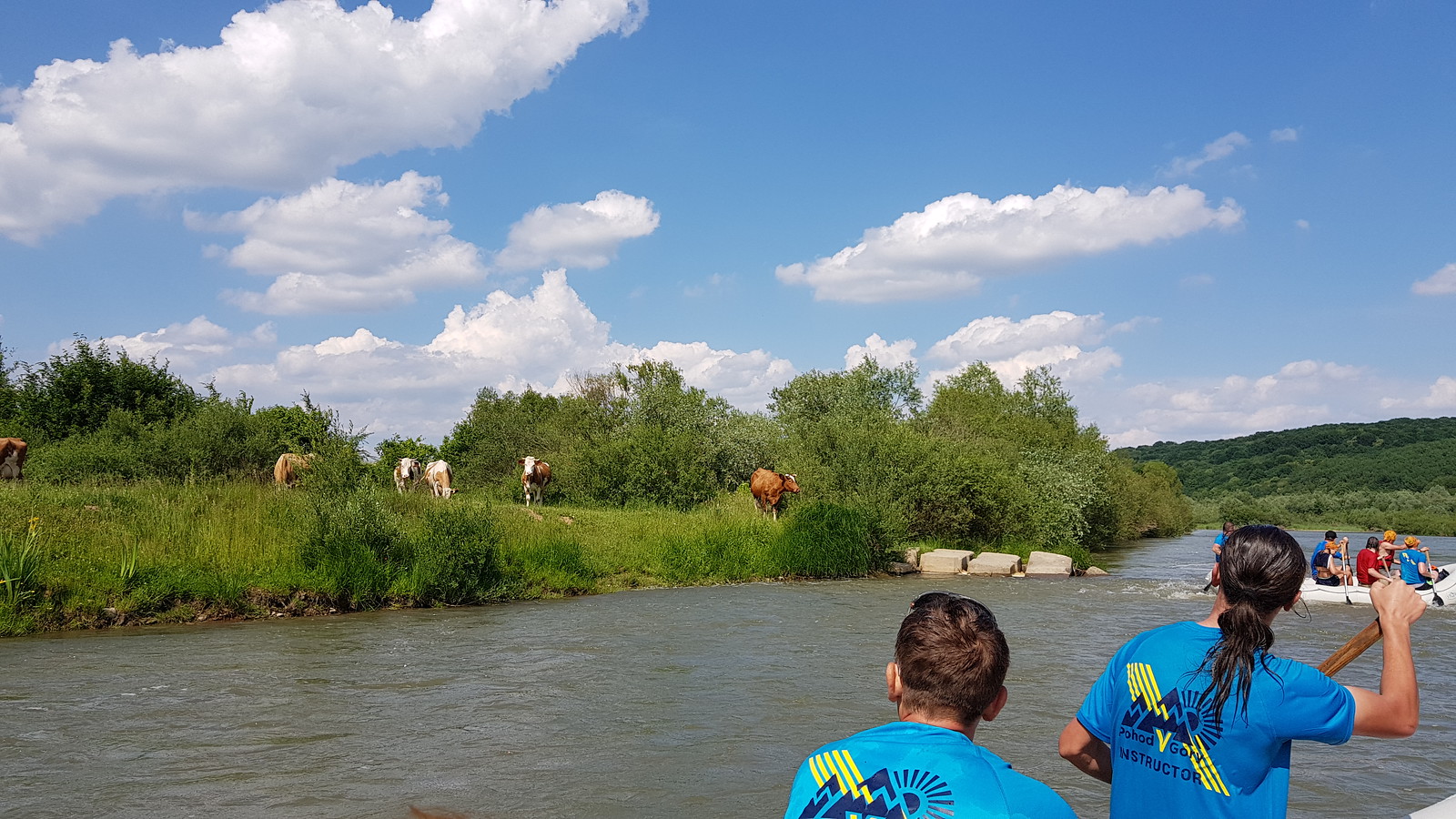 Водный поход по речке Днестр
