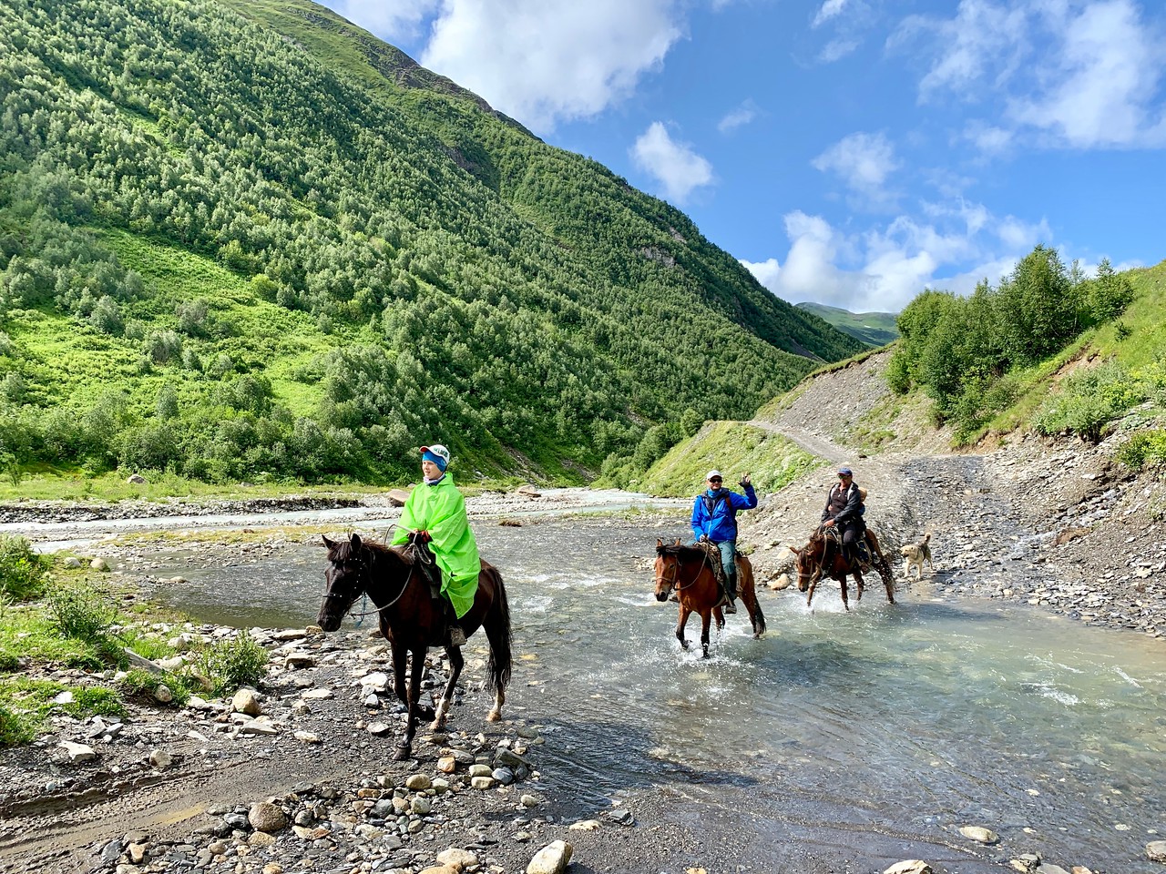Конная прогулка в Сванетии