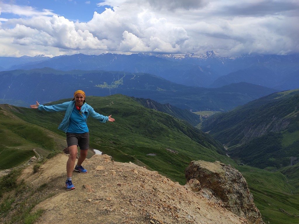 Наталья Шахова на озерах Корульди