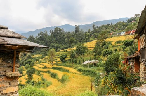 Непальское село в конце трека