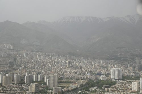 Тегеран з оглядового майданчика