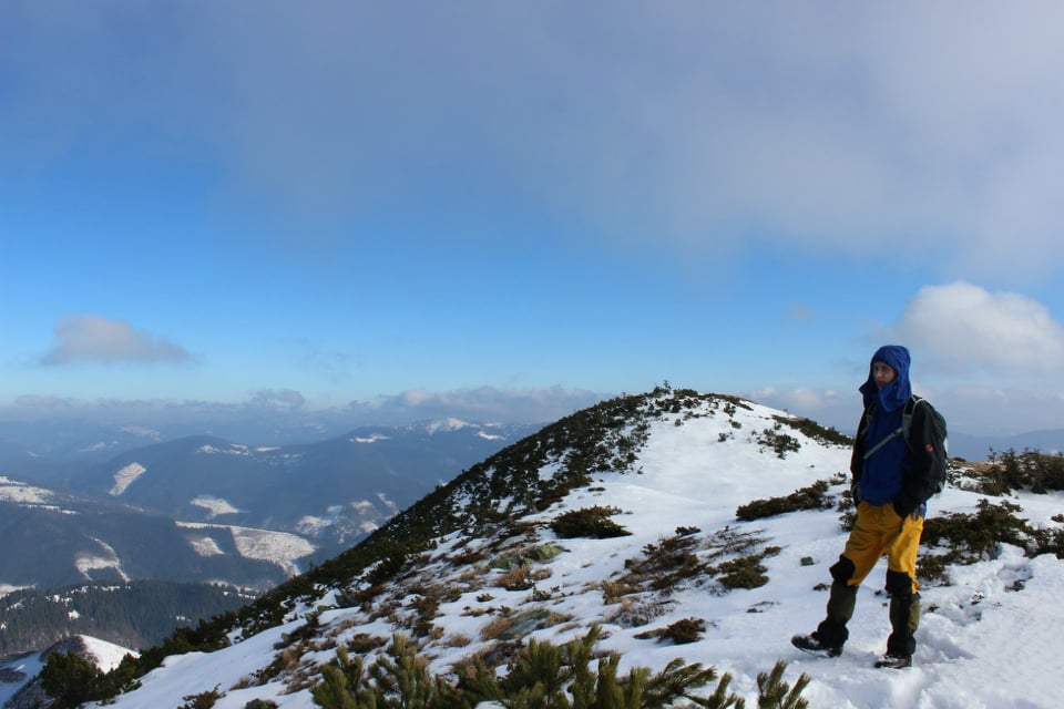 Зимний поход по Горганам