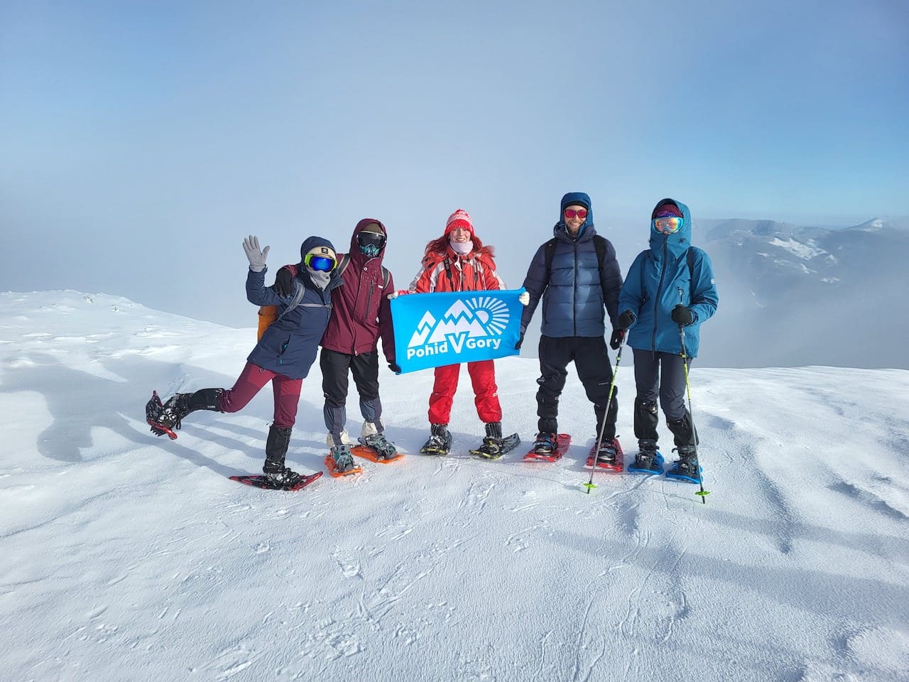 на вершині гори Грофа