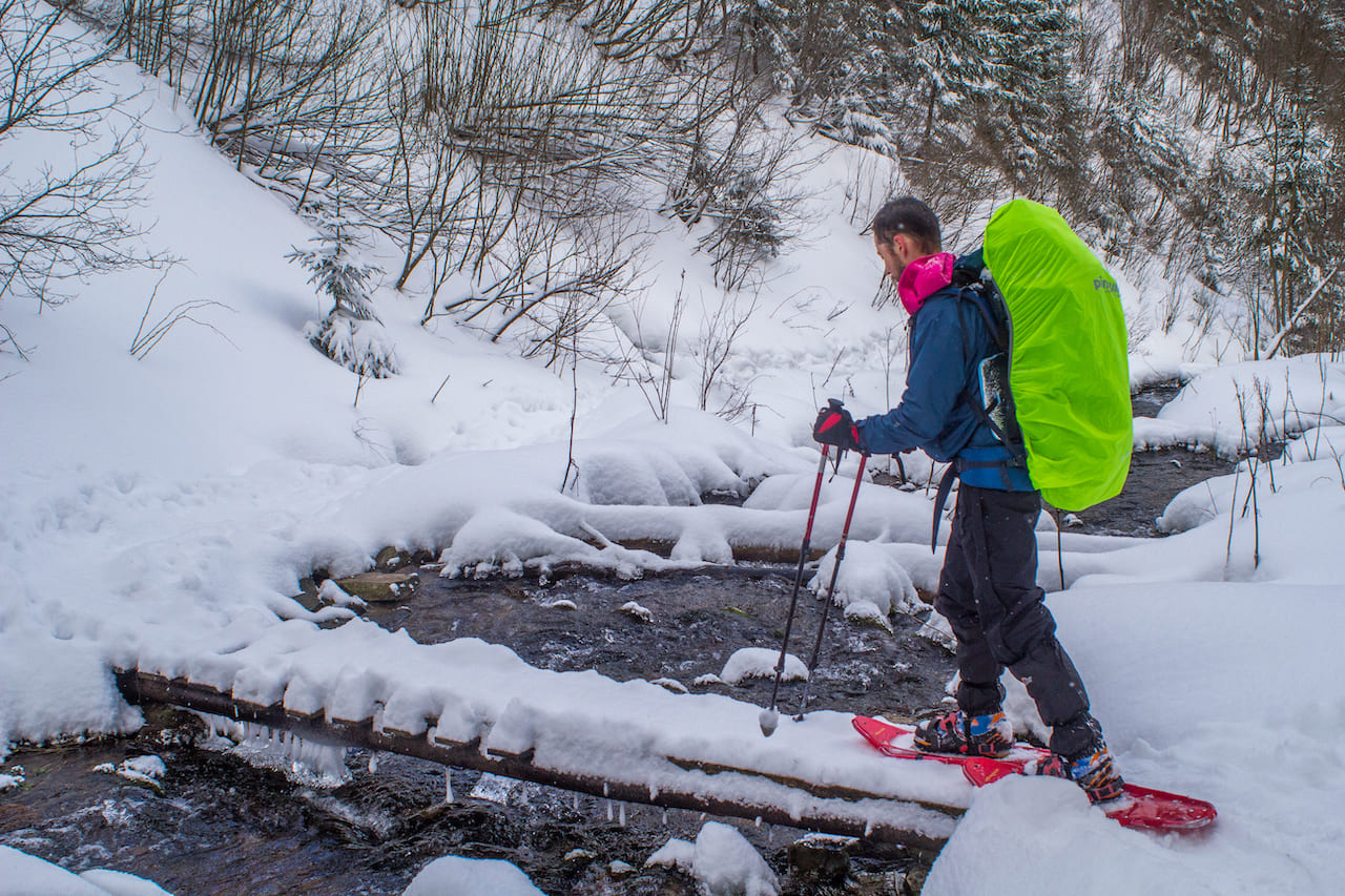снігоступи в поході