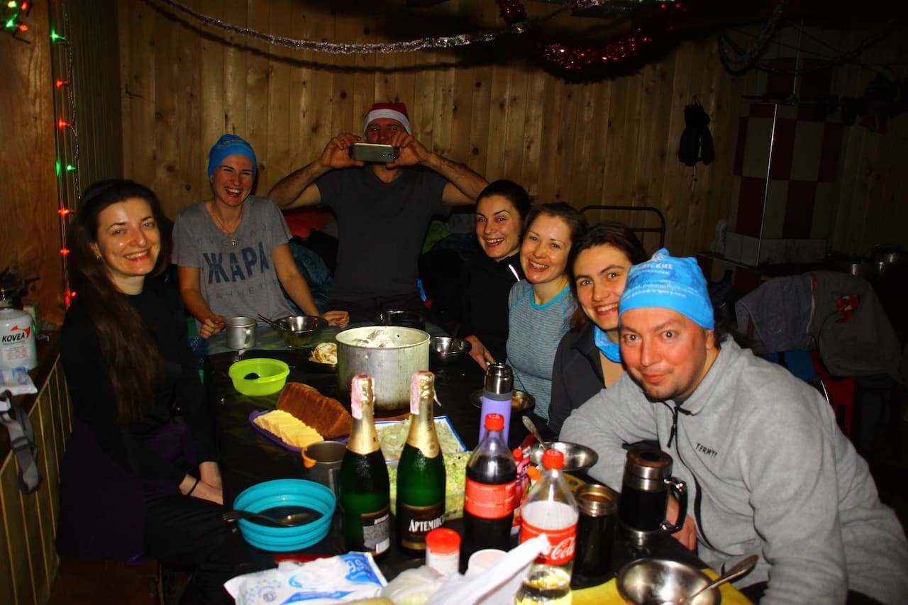 питание на новый год в Карпатах