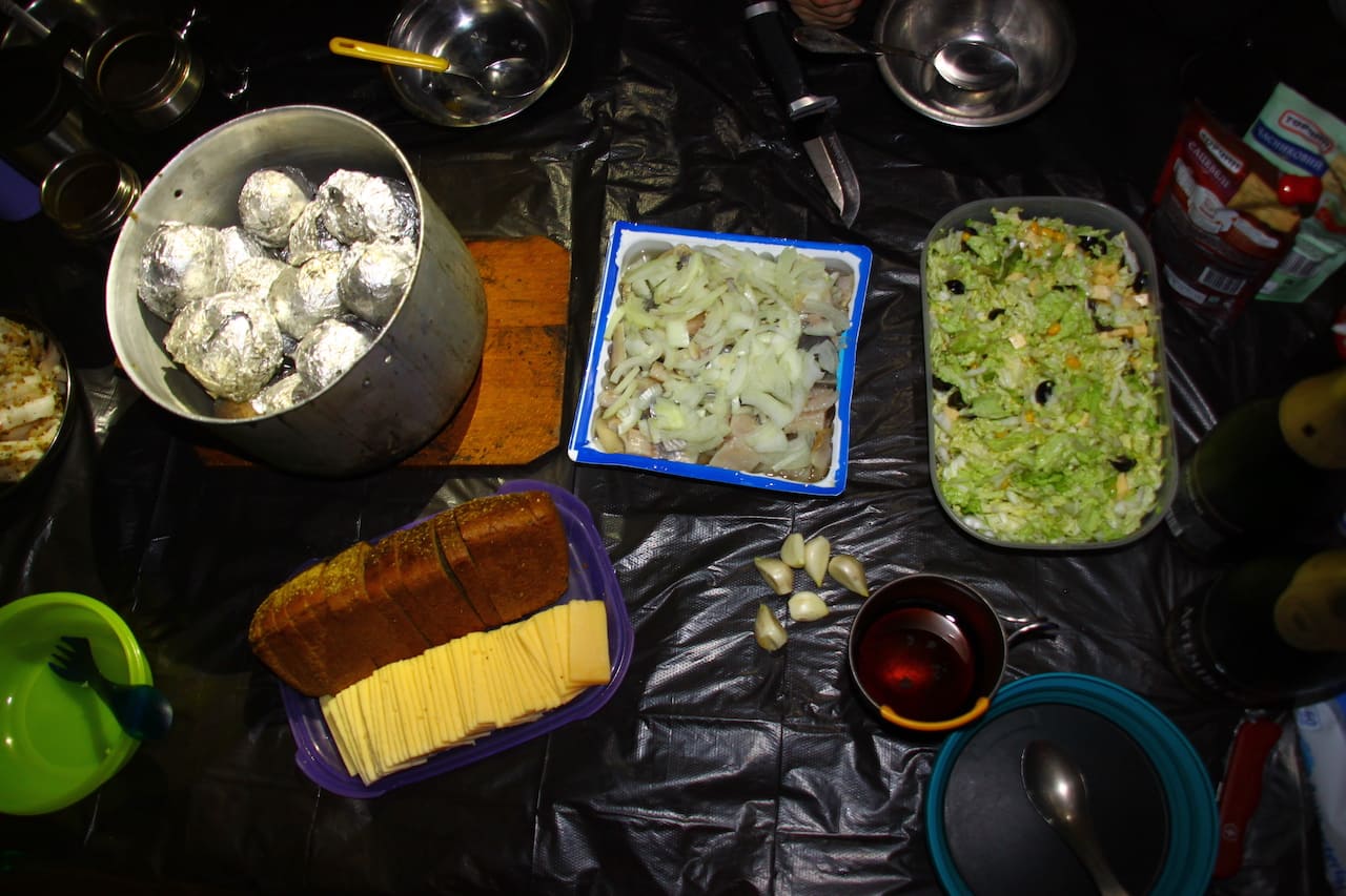 питание на новый год в Карпатах