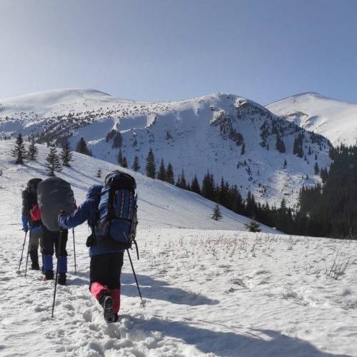 Сходження на Гутин-Томнатик, походи в Карпати взимку