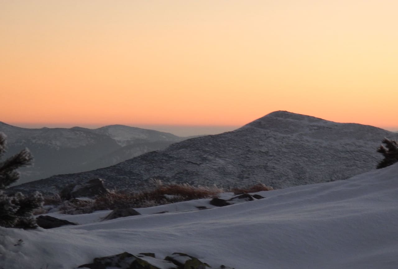 гори Паренки - Горгани зимою