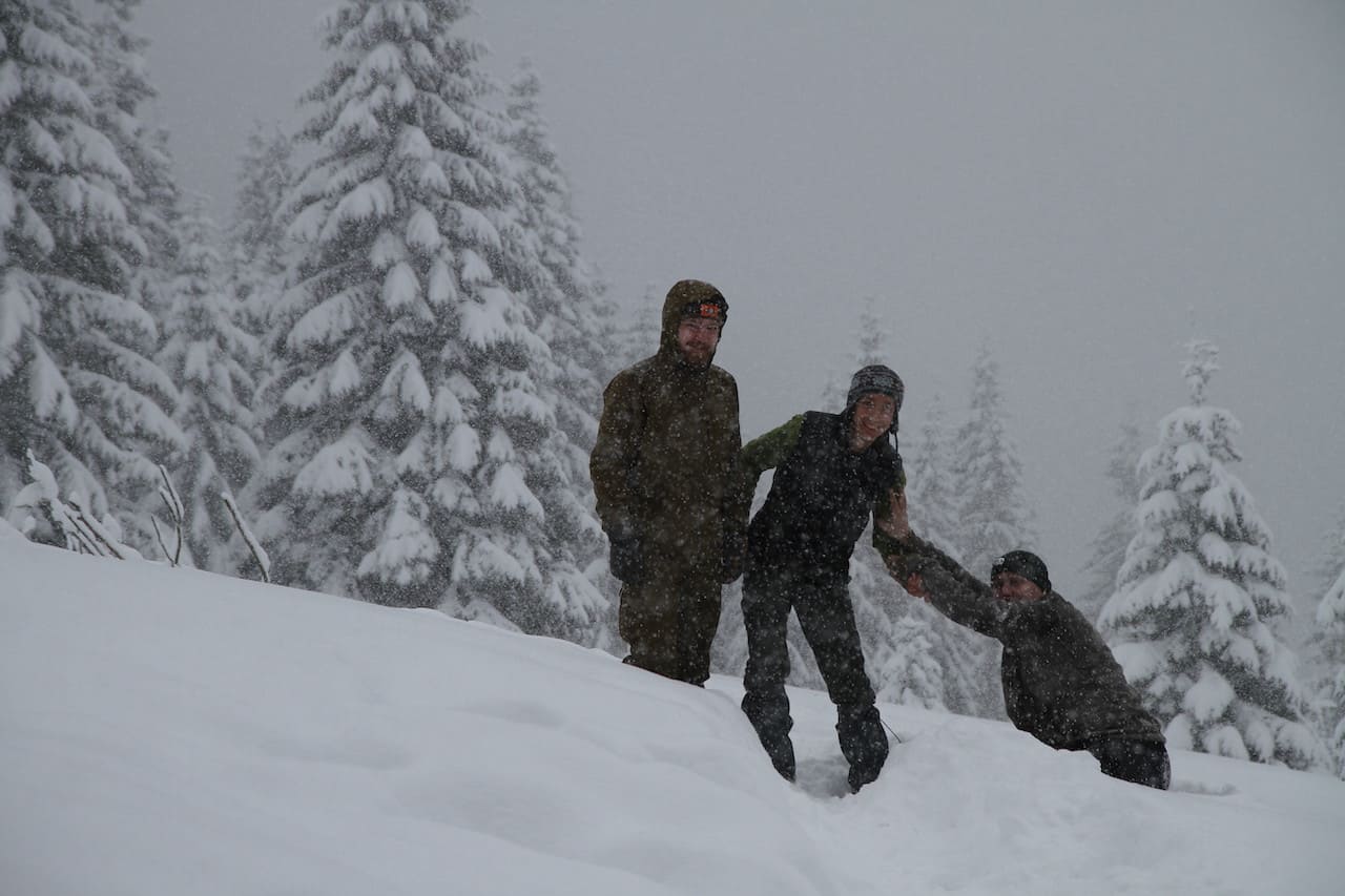 зимою під Грофою